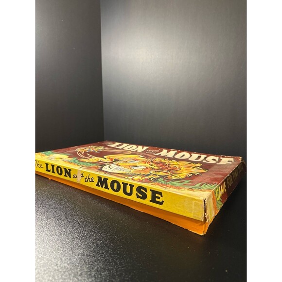 Vintage 1942 The Lion and the Mouse Board Game – Complete Tiny Tots Toy - Picture 8 of 10